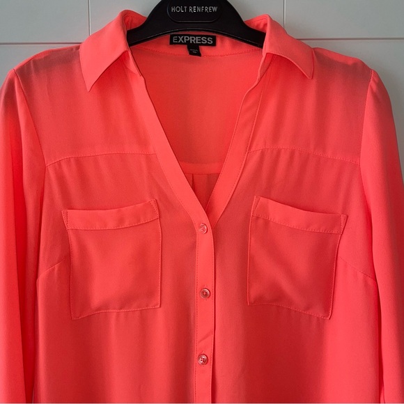 Express Button-Down Blouse Size XS - Picture 3 of 15